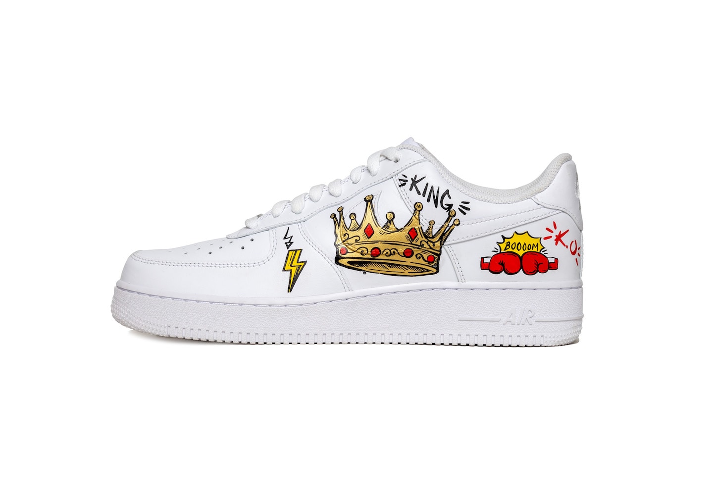 Hand Painted Nike Air Force 1. Custom Design. Unique. Limited Edition. All  Sizes