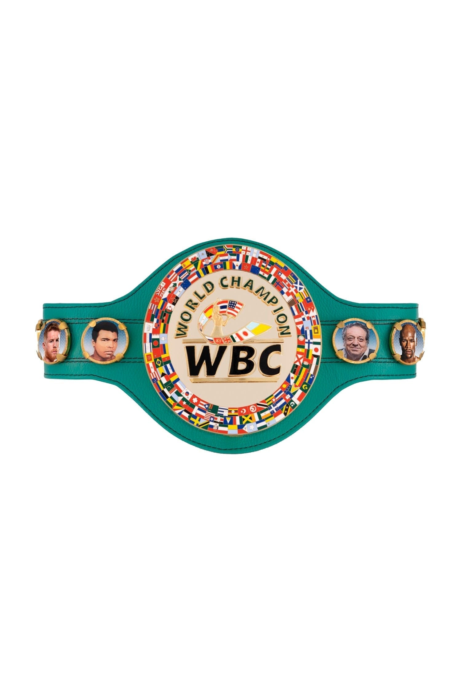 WBC Store Replica Belts WBC - Championship Belt "Historic Fights" Saúl “Canelo” Álvarez vs. Floyd Mayweather Jr.