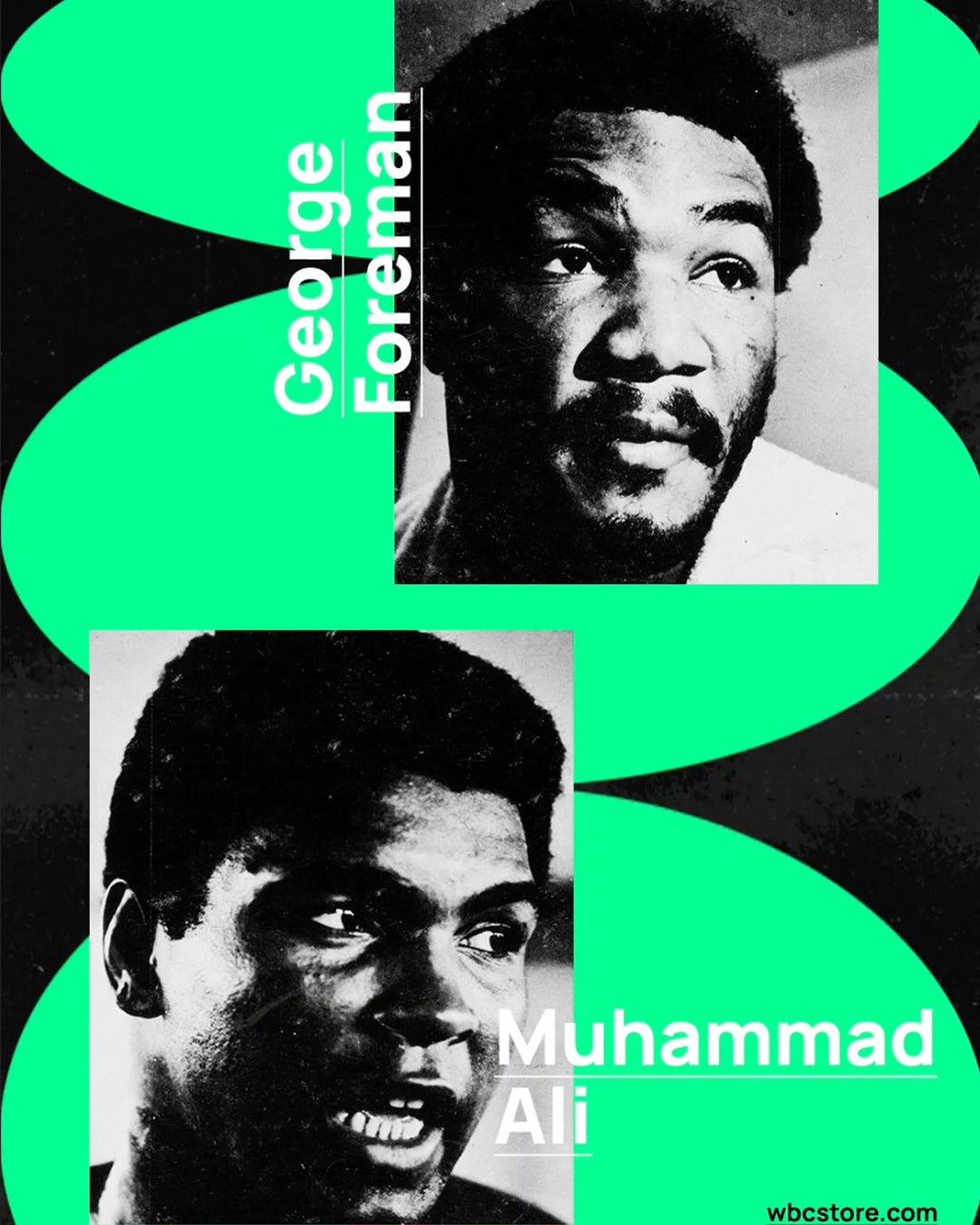 WBC Store Replica Belts WBC - Championship Belt  "Historic Fights" Muhammad Ali vs. George Foreman