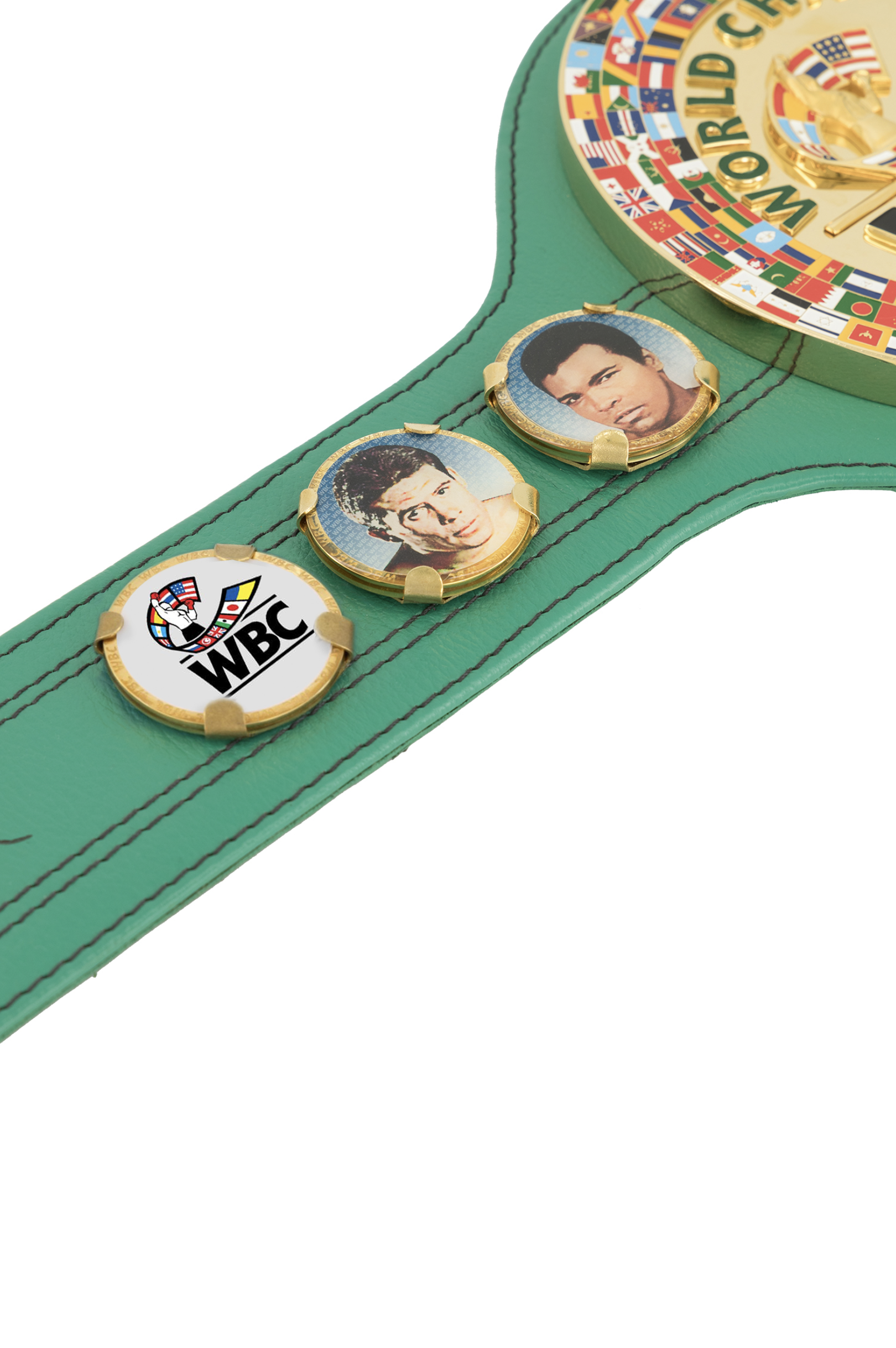 WBC Store Replica Belts WBC Replica Championship Belt Memorabilia Roberto Duran and Julio César Chávez