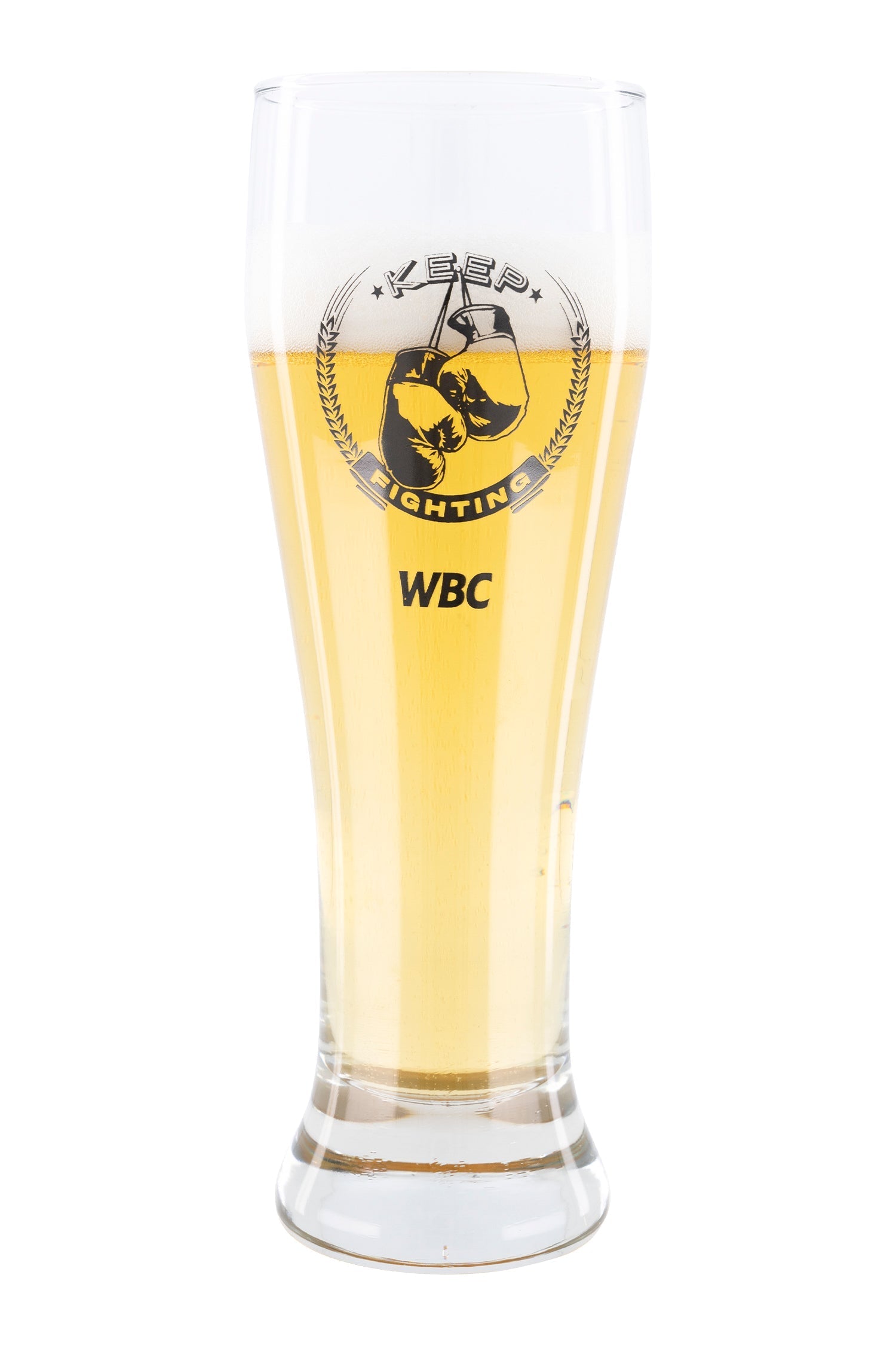 WBC Store WBC Beer glass Keep Fighting