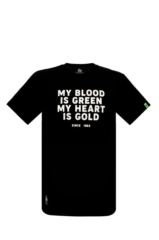 WBC Store WBC - My Blood is Green My Heart is Gold T-shirt