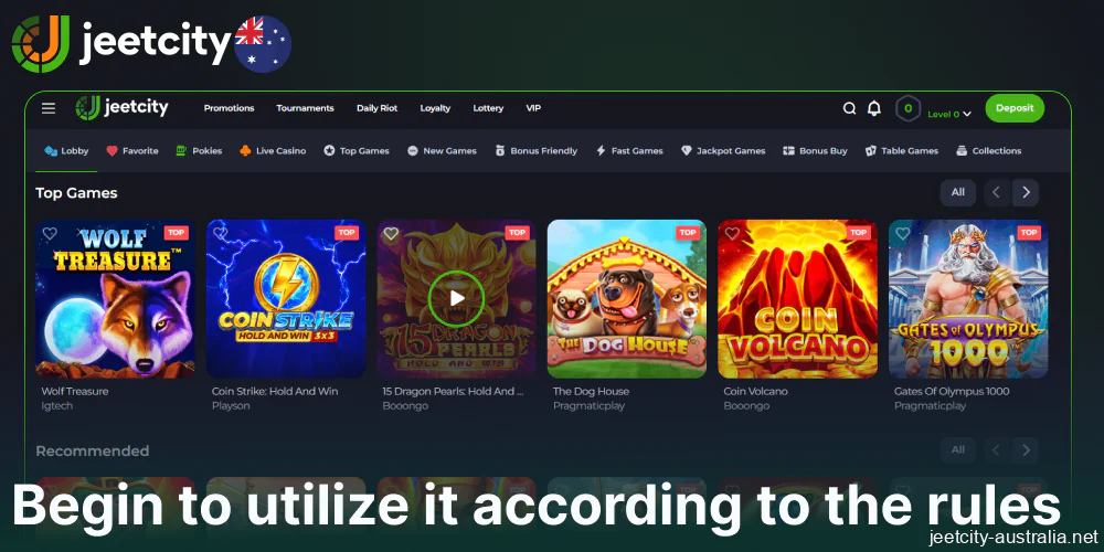 Begin to utilize it according to the Jeetcity rules