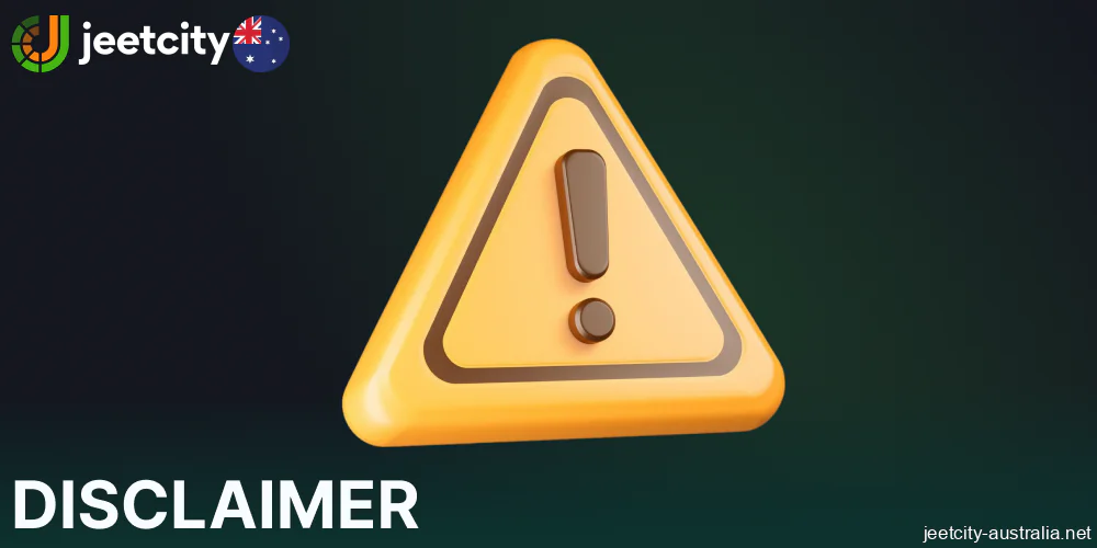 Jeetctiy casino disclaimer for players from Australia