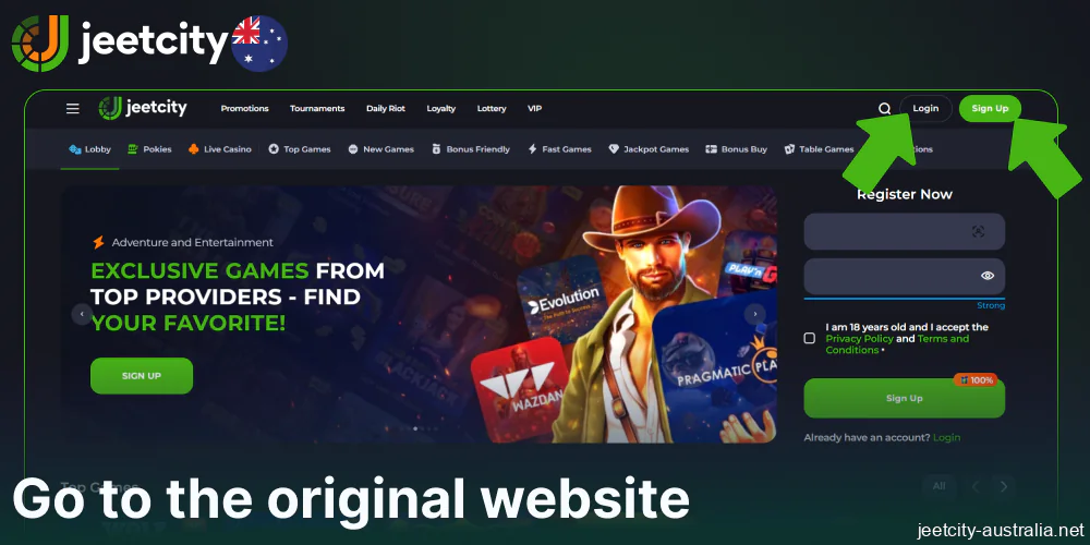 Go to the original Jeetcity website