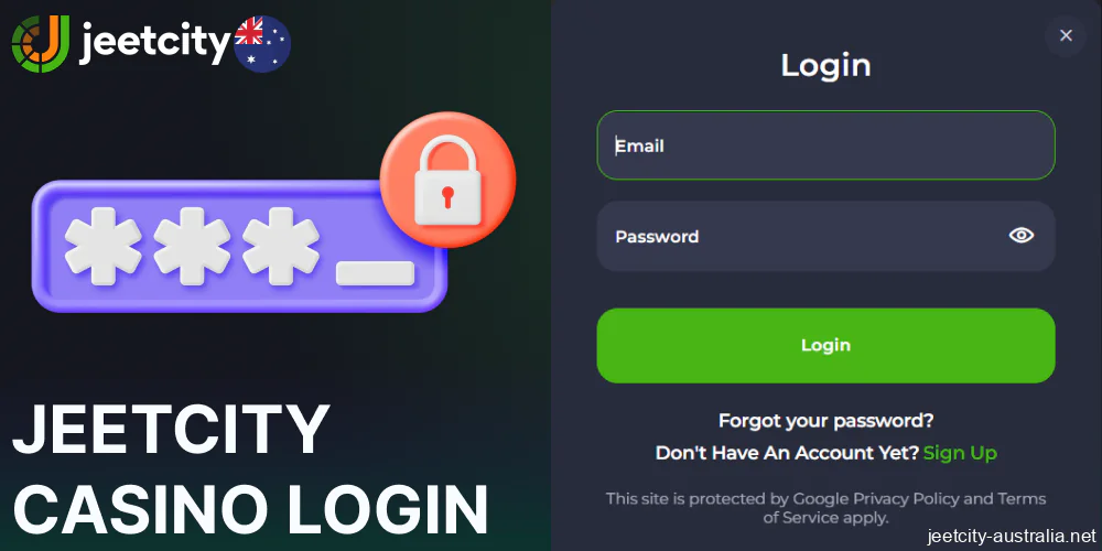 Guide for Australian players on logging in to Jeetcity account