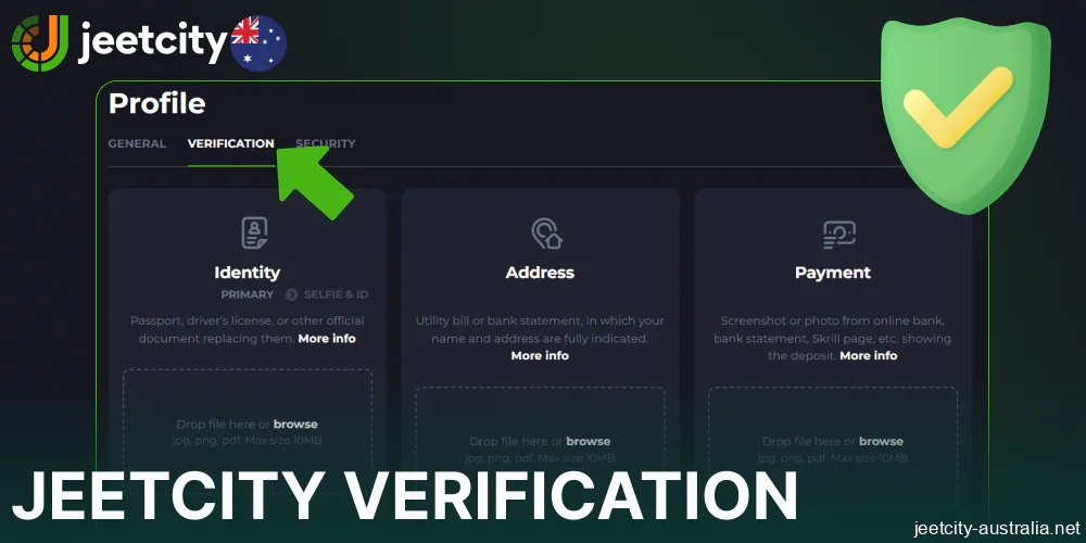 Guide on Jeetcity account verifiaction for players from Australia