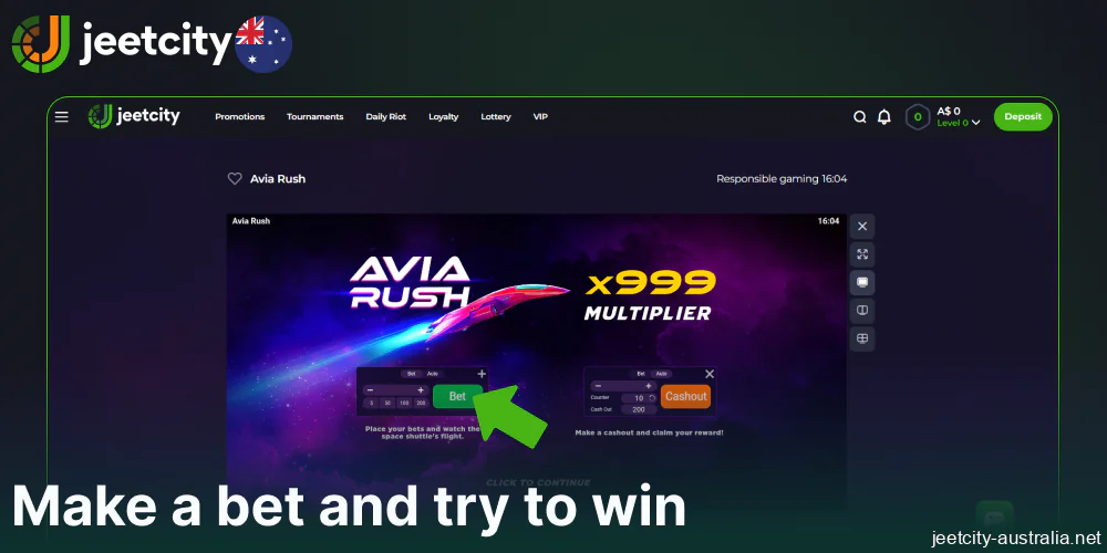 Make a bet and try to win on Jeetcity