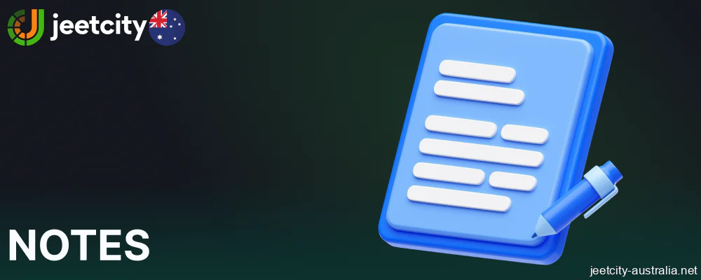 Notes about Jeetcity casino support services in Australia