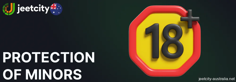 Jeetcity policies regarding the protection of minors