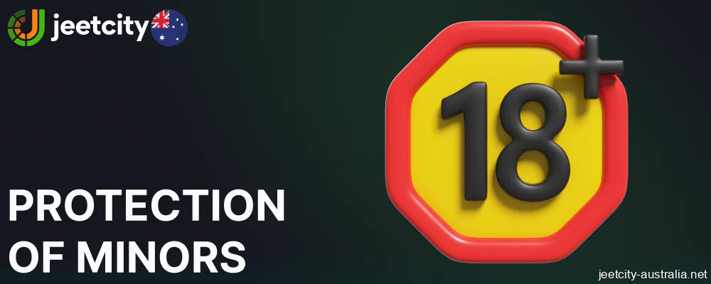 Jeetcity policies regarding the protection of minors