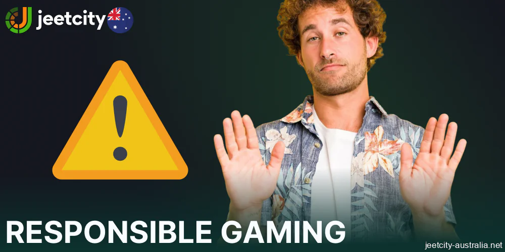 Responsible gaming poilcies in Jeetcity casino for players from Australia