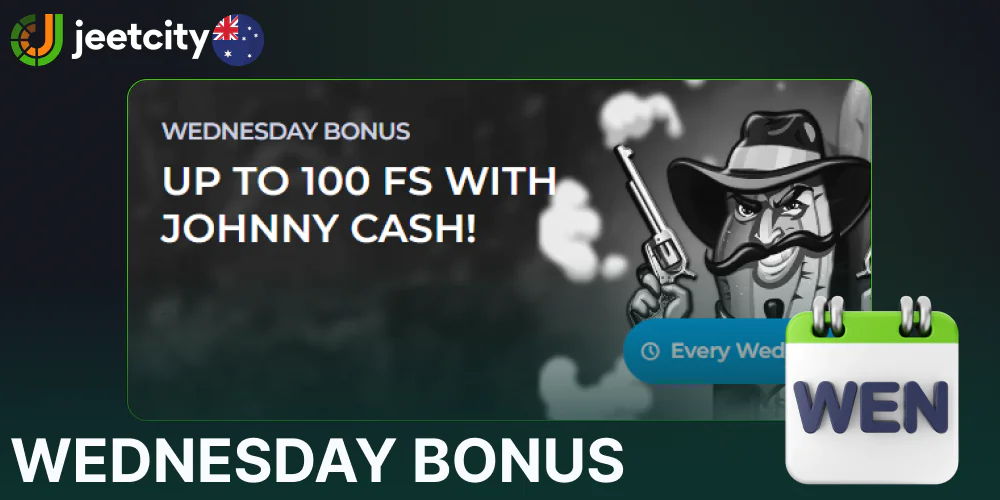 Wednesday Bonus available on Jeetcity for Australian players